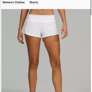 Lululemon speed up shorts